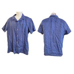 Tenth & Ocean Men's Short Sleeve Shirt Size Large Blue